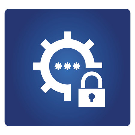 password security, password lock iconのイラスト素材