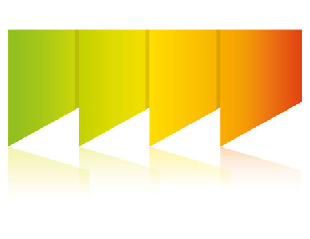 Colorful blank diagram templateのイラスト素材