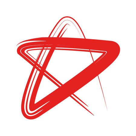 red starのイラスト素材