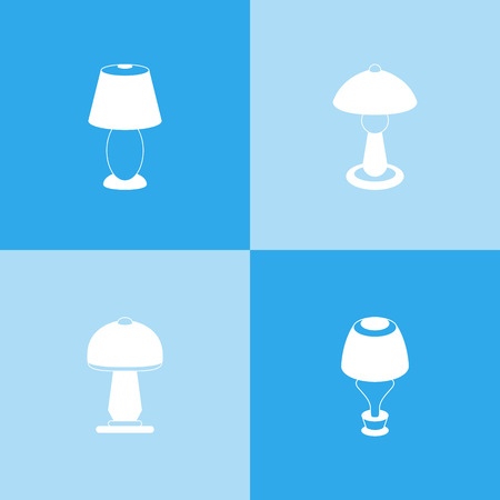 lamp iconsのイラスト素材