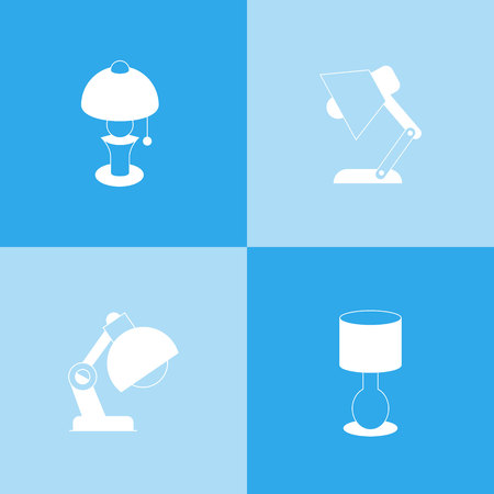 lamp iconsのイラスト素材