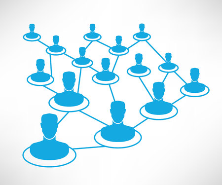 people networkのイラスト素材