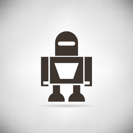 Illustration of a robotのイラスト素材