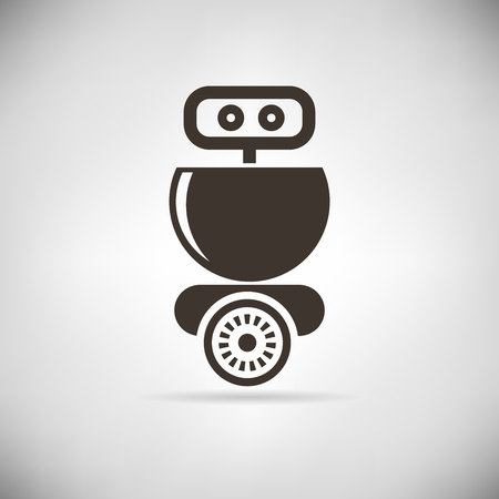 Illustration of a robotのイラスト素材