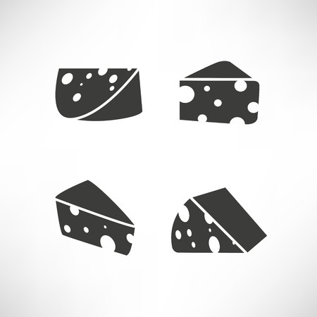 cheese iconsのイラスト素材