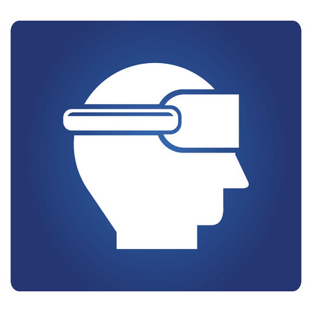 virtual reality gogglesのイラスト素材