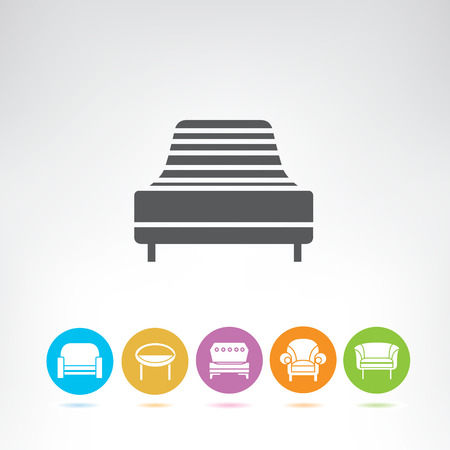 sofa icons setのイラスト素材