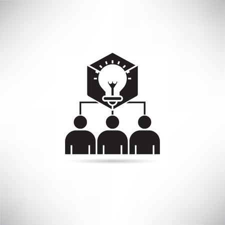 brainstroming concept iconのイラスト素材