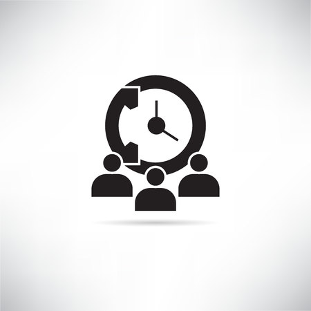 call service center iconのイラスト素材