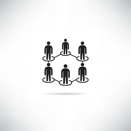 people networkのイラスト素材