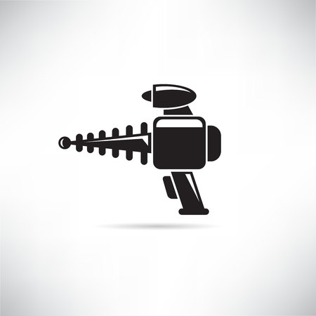 futuristic gun, futuristic weaponのイラスト素材