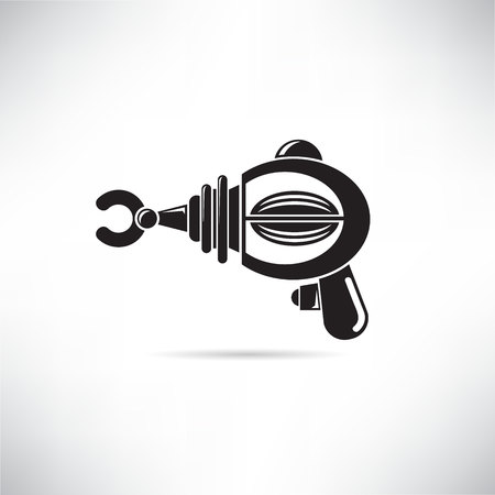 futuristic gun, futuristic weaponのイラスト素材