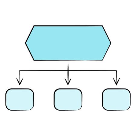 Vector of blue process diagram and - ID:1-125289209 - Royalty Free ...