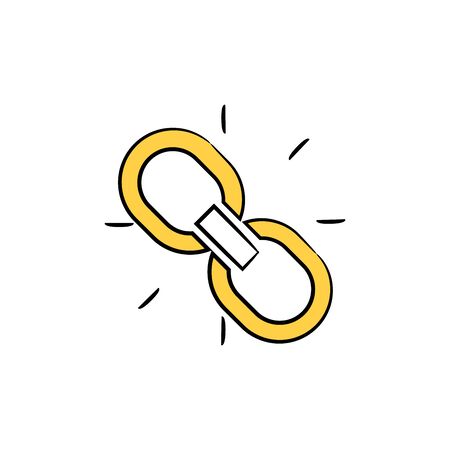 link icon in yellow theme