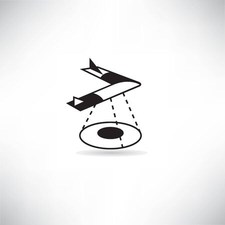 drone scanning land farm and agriculture product for smart farm concept iconのイラスト素材