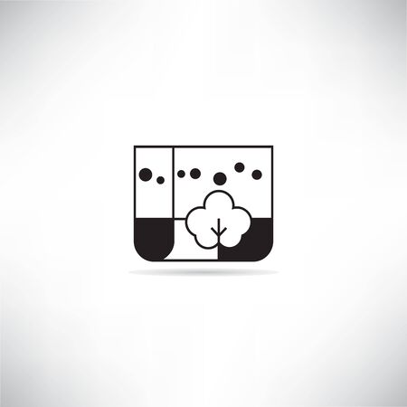 hydroponics icon for smart farm conceptのイラスト素材