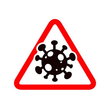 no virus ban virus or bacteria symbolのイラスト素材