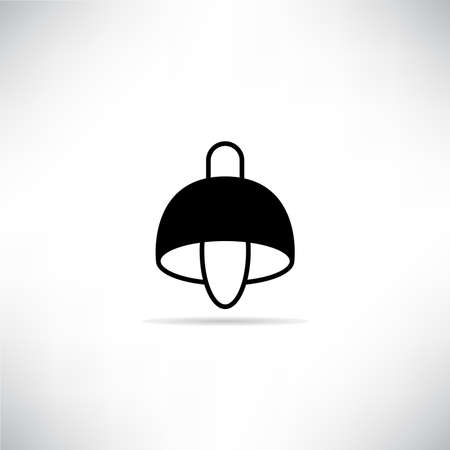 light icon with shadow on gray background vectorのイラスト素材