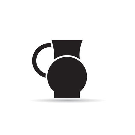 water jug icon vector illustrationのイラスト素材
