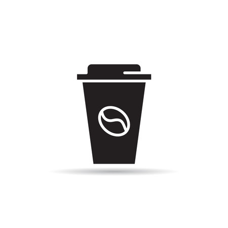 coffee cup icon vector illustrationのイラスト素材
