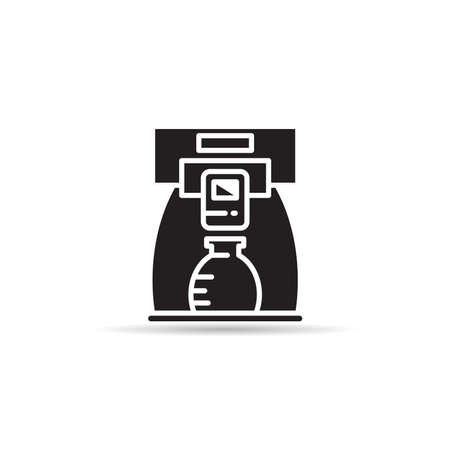 electrical coffee machine iconのイラスト素材