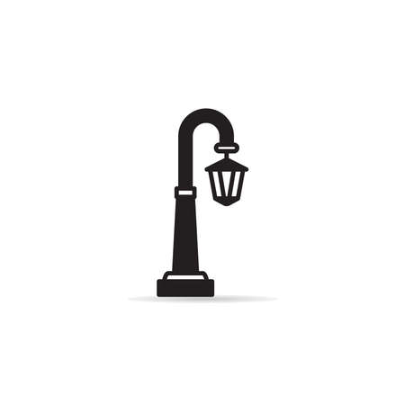 street lamp icon vector illustrationのイラスト素材