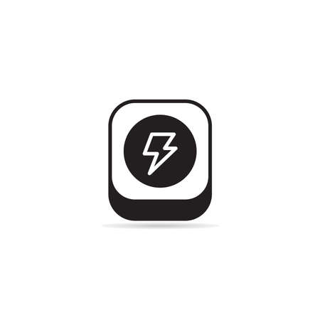 battery and power bank icon on white backgroundのイラスト素材
