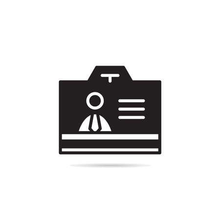 business card icon vector illustrationのイラスト素材