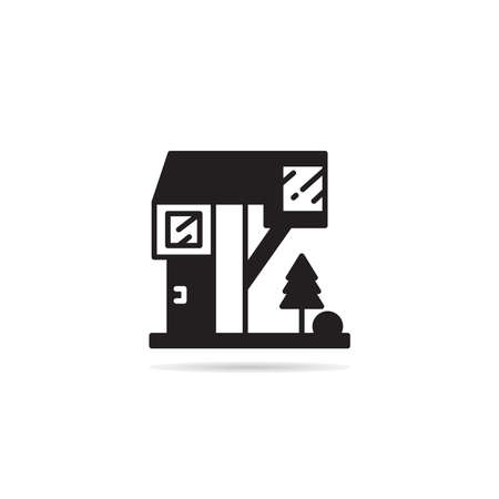 house building icon vector illustrationのイラスト素材