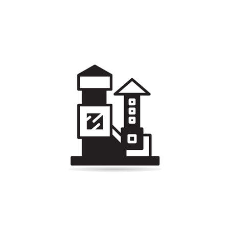 house building icon vector illustrationのイラスト素材