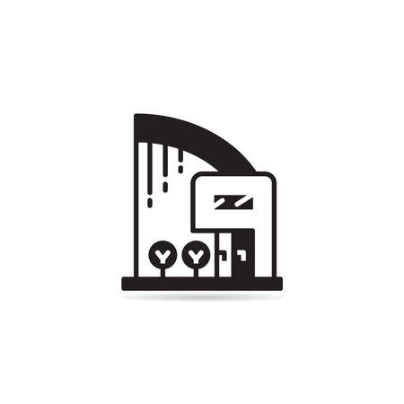 house building icon vector illustrationのイラスト素材