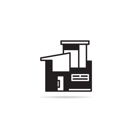 house building icon vector illustrationのイラスト素材