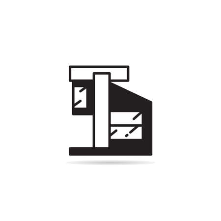 house building icon vector illustrationのイラスト素材