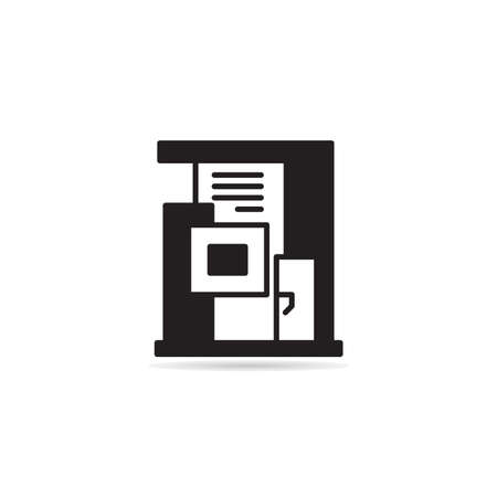 house building icon vector illustrationのイラスト素材