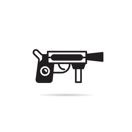 space gun icon vector illustrationのイラスト素材