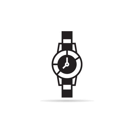 hand watch icon on white backgroundのイラスト素材