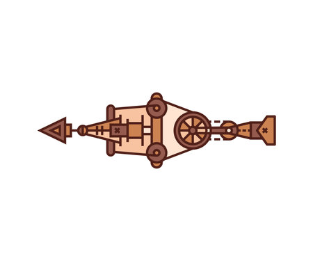 arrow weapon on white background vector illustrationのイラスト素材