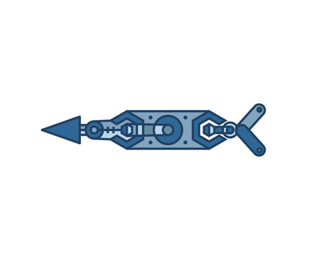 arrow weapon on white background vector illustrationのイラスト素材