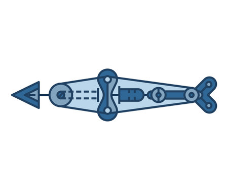 arrow weapon on white background vector illustrationのイラスト素材