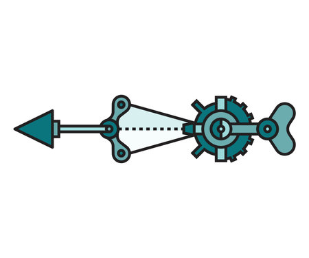 arrow weapon on white background vector illustrationのイラスト素材
