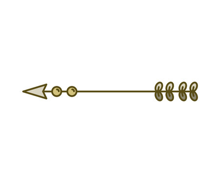 arrow decoration on white background vector illustrationのイラスト素材