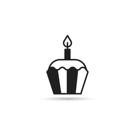 Birthday cake iconのイラスト素材