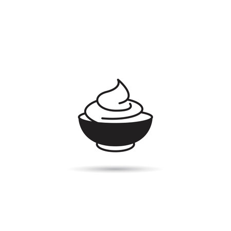 yogurt cup iconのイラスト素材
