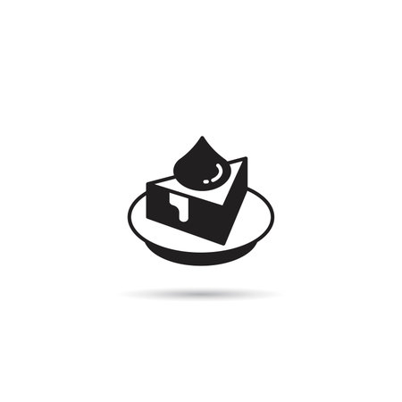 cheese cake iconのイラスト素材
