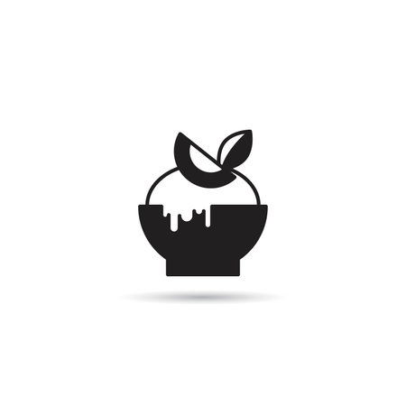 sweets Bingsu iconのイラスト素材