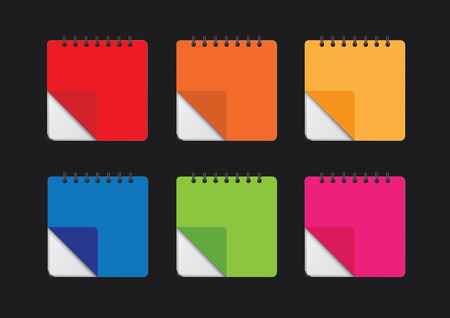 Notebookのイラスト素材