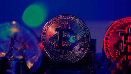 Bitcoin and semiconductor. Represent mining in Cryptocurrency cause global warming. Bitcoins on CPU...