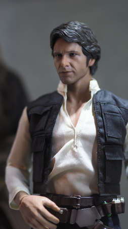 Bangkok Thailand. April 30 2018. Star Wars figure. portrait images. toy figures characters model...