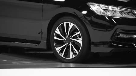 Car body Parts side view. Automotive car parts such as window wheel tire headlight side mirror side...