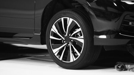 Car body Parts side view. Automotive car parts such as window wheel tire headlight side mirror side...